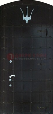 Металлическая арочная дверь ДА-22 высокого качества в Голицино