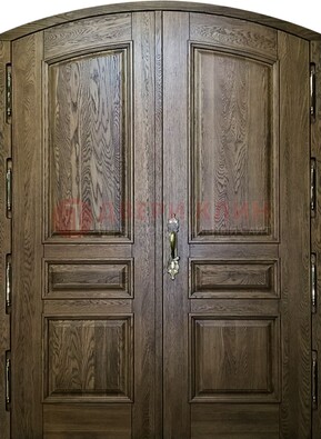 Долговечная арочная дверь с отделкой массив ДА-25 в Голицино