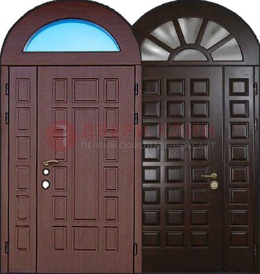 Стальная арочная дверь ДА-8 для административного здания в Солнечногорске