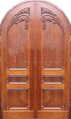 Металлическая арочная дверь ДА-9 в салон красоты в Голицино