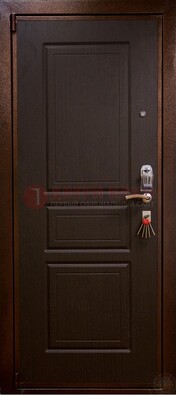 Современная стальная дверь с МДФ ДМ-158 в Голицино