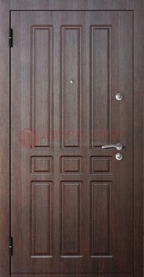 Простая металлическая дверь с МДФ МД-44 в Голицино