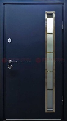Металлическая дверь с порошковым покрытием и МДФ Белый дуб ДП-219 в Челябинске