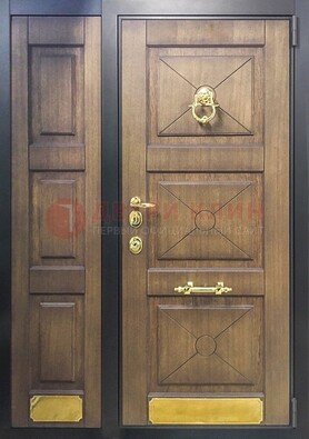 Парадная дверь с декоративными элементами ДПР-27 на дачу в Голицино