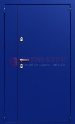 Синяя тамбурная дверь ДТМ-23 в Железнодорожном