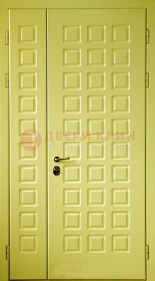 Салатовая тамбурная дверь ДТМ-28 в Голицино