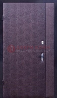 Бордовая металлическая тамбурная дверь ДТМ-3 в Голицино
