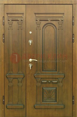 Полуторная железная дверь с виноритом ДВТ-174 в Голицино