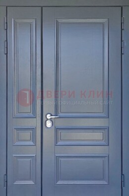 Темно-серая железная дверь с виноритом ДВТ-242 в Голицино