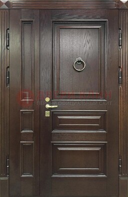 Полуторная металлическая дверь с виноритом ДВТ-253 в Голицино