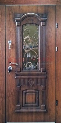 Входная дверь Дверь с виноритом снаружи и МДФ внутри ДВТ-73 в Голицино