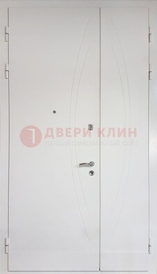 Современная полуторная стальная дверь с МДФ панелью ПЛ-25 в Голицино